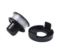 Bouchon de bobine de rechange et recharge de ligne en nylon pour Black and Decker GL250 GL310 GL360, couvercle de tête d'alimentation en plastique ABS A6226, kit de pièces de rechange pour pelouse