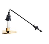 Bouchon de bougie, outil d'extinction de bougie en forme de cloche, fer et aluminium, accessoire d'extincteur de mèche rustique en métal pour la maison, l'anniversaire, éteignez facilement les bougies