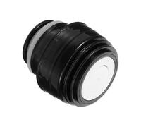 Bouchon de Bouilloire Isotherme Noir en Plastique et Silicone | Ouverture D’une Main, pour Gourdes et Flacons Inox, Usage Quotidien, Entretien Facile