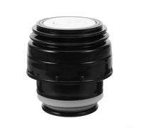 Bouchon de bouteille 5,2 cm Couvercle de rechange en plastique PP pour bouteilles isothermes - Couvercle anti-fuite Noir Blanc