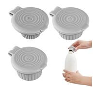 Bouchon De Bouteille À L'envers - Couvercle De Vidange De Bouteille Multifonctionnel En Matériau TPR | Distributeur De Liquide De Lotion 3 Ensembles | Sceau Sécurisé | Capuchon Inversé Pour Cuisine, S
