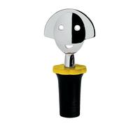 Alessi Aam06 B Anna Stop 2 Bouchon en Résine Thermoplastique, Noir et Zamac Chromée