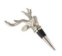 Bouchon de bouteille Bois de cerf Réplique de cerf Argent Crâne de cerf Bouchon de bouteille