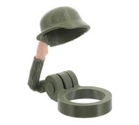 Bouchon de Bouteille de Bière Soldat Salut, Vert, Plastique