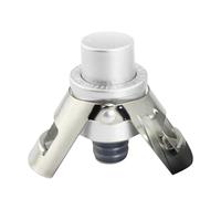 Bouchon de bouteille de champagne - Bouchon à champagne réutilisable en acier inoxydable avec pompe - Joint cava à clipser - Design anti-fuite - Vacances, mariage, fête, bar, décoration