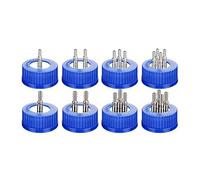 Bouchon de bouteille de de laboratoire à passage special, bidirectionnel, trois voies, quatre voies, bouchon de bouteille de réactif en acier inoxydable et PP for GL45, 1 pièce(PP3way68mm)