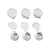 Bouchon de bouteille de shampooing, bouchon de bouteille à l'envers - Bouchon de bouteille inversé avec support de vidange de bouteille réutilisable - Couvercle de rechange polyvalent pour bouteille