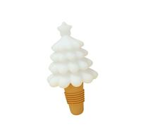 Bouchon de bouteille de vin amusant en silicone en forme de sapin de Noël pour conservations facile à nettoyer