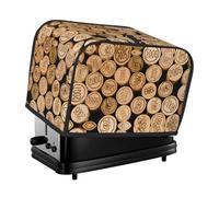 Bouchon de bouteille de vin avec couvercle de protection pour appareil de cuisine à motif vintage, adapté pour grille-pain et ustensiles de poulet à rôtir