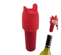 Bouchon de bouteille de vin - Bouchon réutilisable résistant à la chaleur, bouchon en silicone avec bouchon anti-fuite pour bouteille de champagne, bière, soda boissons