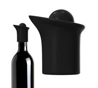 Bouchon de bouteille de vin - Couvercle en silicone - Passe au lave-vaisselle - Hermétique - Ustensile de cuisine pour bar à la maison, camping, voyage, restaurant, fête, pique-nique, champagne