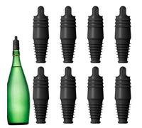 Bouchon de Bouteille de Vin - Couvercles Étanches Souples Réutilisables | Fermoir De Bouteille,Pour Bière Maison Bar Fête Restaurant Cuisine
