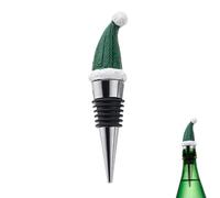 Bouchon de bouteille de vin de Noël, bouchon de vin avec chapeau de Noël | Bouchons réutilisables pour boissons | Bouchon festif pour les amateurs de whisky et d'alcool, pour économiser du vin