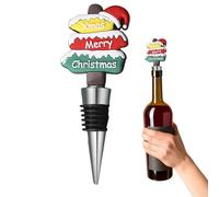 Bouchon de bouteille de vin de Noël, bouchon de vin en forme d'arbre de Noël - Couvercle réutilisable pour bouteille de bière - Bouchon de bouteille pour bouteilles en verre, bouchons de bouteille de