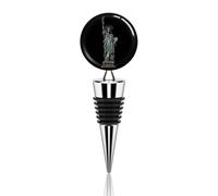 Bouchon de bouteille de vin décoratif en métal élégant, réutilisable, étanche, statue de la Liberté, bouchons de vin pour cadeaux, bar, vacances, fête, mariage