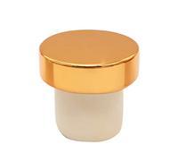Bouchon de bouteille de vin en caoutchouc pour champagne en forme de T réutilisable pour bouteilles de lait en verre