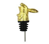 Bouchon de bouteille de vin en forme de dessin animé de Pâques avec bec verseur - Outil mignon en alliage de zinc pour la maison, la cuisine, le mariage, le champagne, le champagne