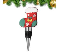 Bouchon de bouteille de vin en forme de sapin de Noël - Éléments de Noël classiques - Bouchon de bouteille de vin artisanal, couvercles hermétiques pour bouteille de bière, bouchons en pour