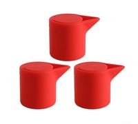 Bouchon de bouteille de vin en silicone avec joint hermétique réutilisable pour la conservation du vin rouge, accessoires de bar de cuisine, outil de rangement anti-fuite (rouge)