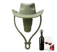 Bouchon de bouteille de vin en silicone | Chapeau de cowboy hermétique | Gadget de conservation des boissons décoratif pour maison, bar, pendaison de crémaillère, mariage