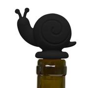 Bouchon de bouteille de vin en silicone en forme d'escargot 6,7 cm | Design hermétique et anti-fuite, bouchon flexible de qualité alimentaire, accessoire durable pour bouteille de vin, bière, vinaigre
