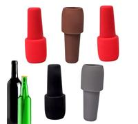 Bouchon de bouteille de vin mousseux - Remplacement du scellant pour bouteille de boisson, bouchon de vin en silicone, remplacement du scellant Winee avec poignée | Bouchons réutilisables pour boutei