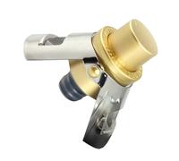 Bouchon de bouteille de vin pétillant, bouchon en acier inoxydable, fonction pression avec pompe intégrée, accessoire de vin pour bouteilles et stockage, design durable avec double fonction de