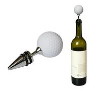 Bouchon de bouteille de vin, réutilisable, motif balle de golf, pour bar, cuisine, vacances, fête, mariage (1 pièce)