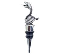 Bouchon de bouteille de vin - Scellant en de zinc serpent argenté antique, verseur décoratif anti-fuite | Accessoire de boisson de Bar de cuisine, pour la conservation du vin, affichage divert