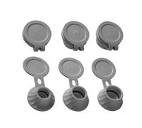 Bouchon de bouteille inversé, bouchon de bouteille inversé - Couvercle de vidange de bouteille avec bouchon inversé anti-fuite de 6 pièces,Couvercle de distributeur de shampooing avec bouchon de bott