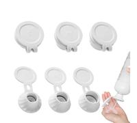 Bouchon de bouteille inversé - Bouchon de vidange de bouteille pratique avec support - Bouchon inversé anti-fuite - Couvercle de bouteille de gel douche polyvalent