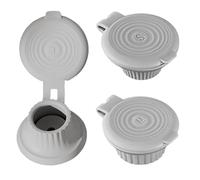 Bouchon De Bouteille Inversé - Kit Distributeur Inversé 3 Pièces, Égouttoir À Shampoing Et Lotion Par Gravité | Adaptateur Universel Anti-fuite Flip-it, Bouchons Inférieurs Hermétiques Pour Salle De B