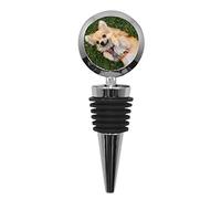 Bouchon de bouteille rond métal personnalisé photo - Bouchon de bouteille réutilisable à personnaliser avec photo imprimée - Bouchon personnalisable bouteille