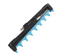 Bouchon de canne à pêche télescopique à 2 sections avec revêtement EVA pour une meilleure prise en main et stabilité dans tous les environnements de pêche (bleu)