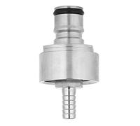 Bouchon de Carbonatation Acier Inoxydable avec Baril à Bille, Compteur Pression Bouteille de Remplissage Bouilloire à Pression Barboteur CO2 Bière Jus de Soda Carbonaté pour Bouteilles en Plastique