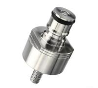 Bouchon de carbonatation en acier inoxydable pour brassage maison, bière, jus de fruits, compte-pression, remplissage de bouteille de gaz, liquide, connecteur argenté, 6 x 3,2 cm