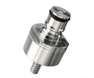 Bouchon de carbonatation en acier inoxydable pour brassage maison, bière, jus de fruits, compte-pression, remplissage de bouteille de gaz, liquide, connecteur argenté, 6 x 3,2 cm