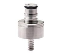 Bouchon de carbonisation - 6 x 3,2 x 3,2 cm - Acier inoxydable - Carbonisation - Bouteille à contre-pression avec bouchon gazeux - Accessoires de pression de remplissage pour boisson de jus de fruits