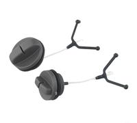 Bouchon de carburant et couvercle d'huile pour tronçonneuse modèles 61, 66, 266, 268, 272 - Remplacement pour les numéros de pièce 501626602, 503431402 - Durable Pla