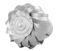 Bouchon de cheminée en acier inoxydable, couvercle de tuyau d'échappement, hotte d'extraction de toit, hotte d'extraction de turbine avec rotation automatique par le vent/le flux d'air, bouchon de