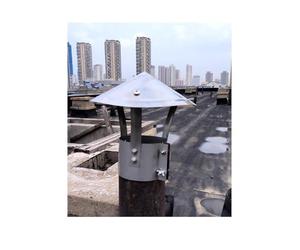 Bouchon de cheminée rond en acier inoxydable 304 pour poêle - Protection contre la pluie et le vent - Pour cheminée extérieure, chaudière et chauffe-eau - 20 x 40 cm