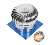 Bouchon de cheminée rotatif (3 à 23,6 pouces), couvercle de cheminée rotatif en acier inoxydable 201, couvercle de protection pour tuyau de poêle, grille d'aération sans raccordement électrique pour