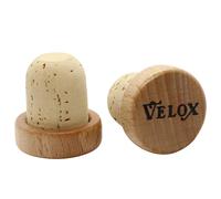 Bouchon de cintre à emboiter vintage tete bois/liege vernis Velox Marron