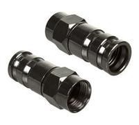 Bouchon de compression RG-6 professionnel noir Maclean MCTV-916 Noir G