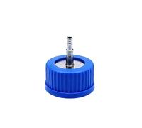 Bouchon de connexion de laboratoire pour bouteilles GL45, couvercle à vis avec raccords en acier inoxydable 304, applications de conduite de fluide