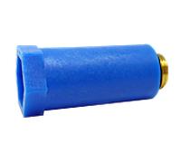 Bouchon de construction USH 025018 2000 / 2 ", bleu, filetage laiton