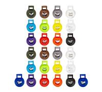 Bouchon de cordon, 1 Trou, 22 x 17 mm, Trou 6.5 x 4.8 mm, 13 x couleur, Idéal pour les Cordons de Ø 5 mm, Paquet de 26, Bouchon de Cordon en Plastique, Lacets à Libération Rapide, Coulisseau de Cordon