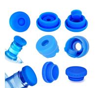 Bouchon de cruche d'eau de 3 à 5 gallons, réutilisable, anti-déversement, 55mm, bouchons de bouteille d'eau, couvercles de remplacement en Silicone, anti-éclaboussures, paquet de 5 Jug Cap-D 4pcs set