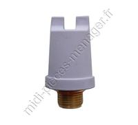 Bouchon de cuve - DELONGHI - 5512810411 - Certifié d'origine - Pour centrale vapeur - Gris