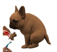 Bouchon De Dentifrice | Impression 3D Drôle Réutilisable - Distributeur De Bouchon De Dentifrice Pour Chats Chiens Et Vaches,pour Adultes Garcons Amateurs d'Animaux Adolescents Famille Salle de Bain V